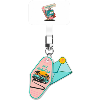 Out of Office Road Trip Keyring & Insert Tab